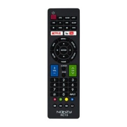 Τηλεχειριστήριο Noozy RC13 για Τηλεοράσεις Sharp Άμεσης Αντικατάστασης χωρίς Προγραμματισμό